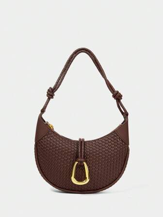 SHECARRY Women's Fashionable Versatile Casual Simple Shoulder Bag