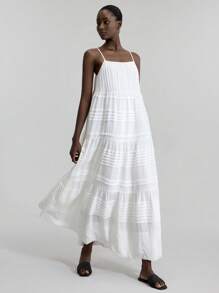 Ontre 2025 Autumn/Winter Women's Winter Outfits, Back To School, Halloween, Christmas, Business Casual, Retro Elegant Versatile Basics, Women Extra Long Dress, Women's Graduation Dress, Elegant Party Dress, Suitable For Independence Day, Vacation, Beach, Casual, Graduation, Wedding Guest, Social Event, Memorial Day, Prom, Versatile Daily Commute