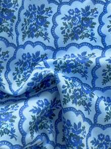 Swim Mod Springbreak Women Printed Spaghetti Strap Twisted High Cut Sexy Bikini Set, Beachwear Summer Outfits - Multicolor - View 5