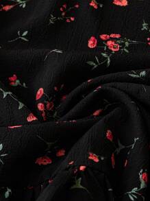 Franclia Women's Ditsy Ditsy Floral Babydoll Dress, Sleeveless Vacation & Daily Casual - Multicolor - View 3