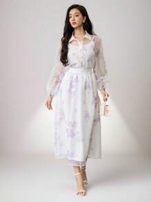 Heiryn Women Two Pieces Outfits For Daily Wear Work Summer Dresses - Multicolor - View 4