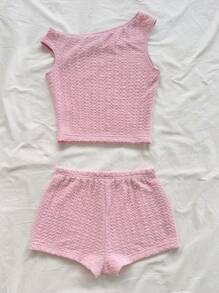 Soleia Damen Zweiteiler Outfit für den täglichen Gebrauch