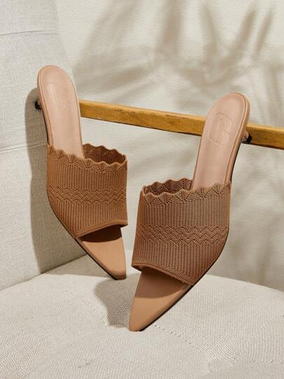 CUCCOO BASICS 尖头细高跟女式时尚凉鞋