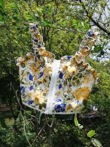 SHEIN 1件女士花卉提花无钢圈性感文胸 - 彩色 - 查看 6