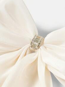MOTF PREMIUM OVERSIZED DUAL LAYER BOWKNOT HAIRCLIP - Beige - View 4