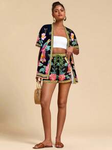 Travachic Women Two Pieces Outfits For Daily Wear - Black - View 3