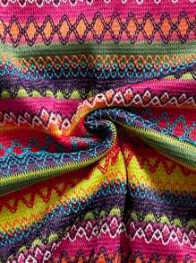 Soleia Women's Striped Pleated Front Tie Dress Beach Vacation Outfits Spring Summer Outfits For Women - Multicolor - View 8