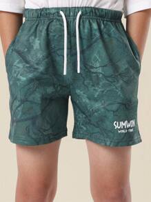 Kids Summer Athletic Drawstring Shorts Sumwon World Tribe Premium Athletic Activewear Boys Casual Running Training Jogging Wardrobe Essentials