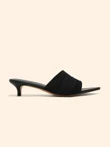 CUCCOO BASICS Giày cao gót mũi nhọn Stiletto đa năng cho nữ - màu đen - Xem 7