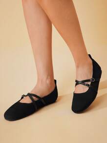 CUCCOO BASICS CUCCOO平底一脚蹬休闲鞋，简约实用多功能 - 黑色 - 查看 5