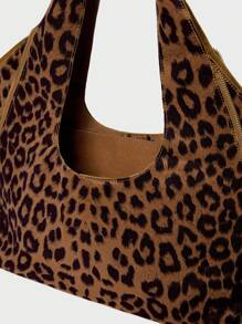 SHECARRY 女士豹纹休闲手提包，适合日常/办公使用 - 彩色 - 查看 4