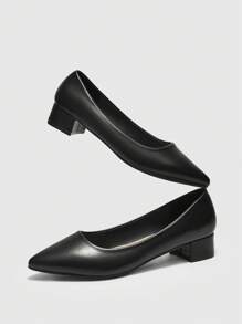 CUCCOO BIZCHIC 女士尖头平底鞋，简约时尚 - 黑色 - 查看 8