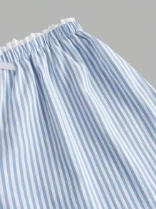 Sweetina 女士日常两件套服装 - 藍色 - 查看 8