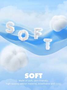 SHEIN Playful Pals 女童休闲舒适度假时尚街头涂鸦印花水洗柔软破洞宽松薄款牛仔裤，夏季 - 中等水洗藍 - 查看 7