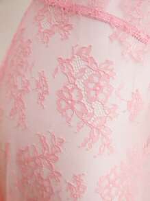 SHEIN Set de 2 camisones de encaje sexy de talla grande