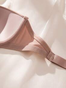 3 件套简约露背短款上衣文胸，性感女士无线前开合紧身胸衣 - 彩色 - 查看 5