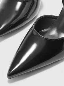 CUCCOO BIZCHIC 女士简约黑色办公室高跟鞋 - 黑色 - 查看 7