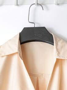 Franclia Damen Bluse mit kurzen Ärmeln und kleinen Knöpfen, eleganter und jugendlicher Look, Sommer