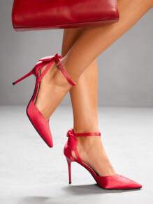 CUCCOO SZL Zapatos multiusos con decoración de lazo y unicolor minimalista para mujeres de la marca Cuccoo