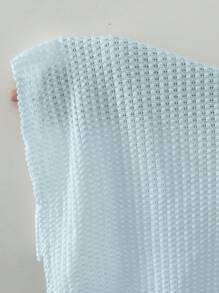 Swim Lushoire 2pcs Women's Vacation Textured Fabric Bowknot Swimsuit Cover Up For Summer - Baby Blue - View 5