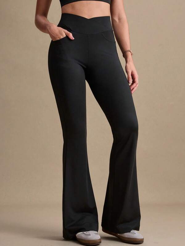 Easify SHEIN Sport Women's Solid Color Minimalist Casual Sweatpants