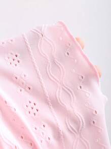 Sweetra Women's New Vacation Style Beachside Solid White V-Neck Camisole Vest Top With Hollow & Ruffle Trim, Summer Cropped Top , Babydoll Top