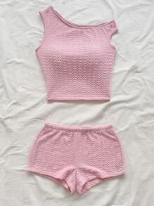 Soleia Damen Zweiteiler Outfit für den täglichen Gebrauch