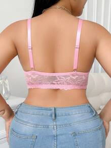 Lencería de talla grande Sujetador y sujetador sin aros, de moda para el verano - Multicolor - Ver 2