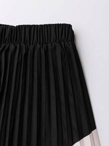 Franclia Folded Pleated Skirt, Simple Fashion, Casual, Suitable For Daily Wear Fall Cloth For Women - Multicolor - View 4