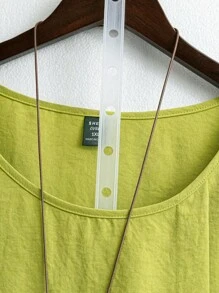 Linhara Áo sơ mi vải lanh pha hoa cỡ lớn, thanh lịch cho kỳ nghỉ, dã ngoại, tiệc tùng, tốt nghiệp - màu xanh lá - Xem 3