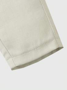 Conjunto de 3 piezas: Chaleco de estilo caballero gris claro + Camisa de cuello blanco + Pantalones para bebé/niño pequeño, adecuado para exteriores, vacaciones, calle, fiestas, sesiones de fotos y otras ocasiones - Gris - Ver 3