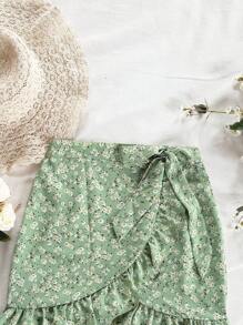 Soleia Váy nữ Viên lá sen Trọn gói Dây kéo Họa tiết hoa Boho - Nhiều màu - Xem 6