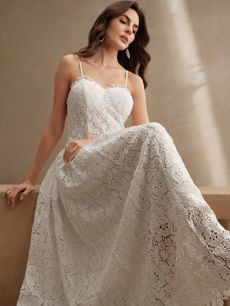 Elegant Perforated Textured Sleeveless Dress, Summer