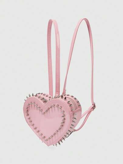 Grunge Punk Cute Punk Streetwear Y2k Studded Women Backpack