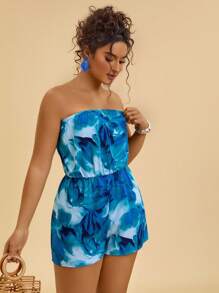 SHEIN VCAY Printed Plus Size Minimalist Jumpsuit, Casual & Holiday Valentine's Day Outfits Romantic