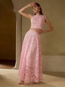 MOTF PREMIUM WOMEN TWO PIECES OUTFITS FOR DAILY WEAR - Pink - View 4