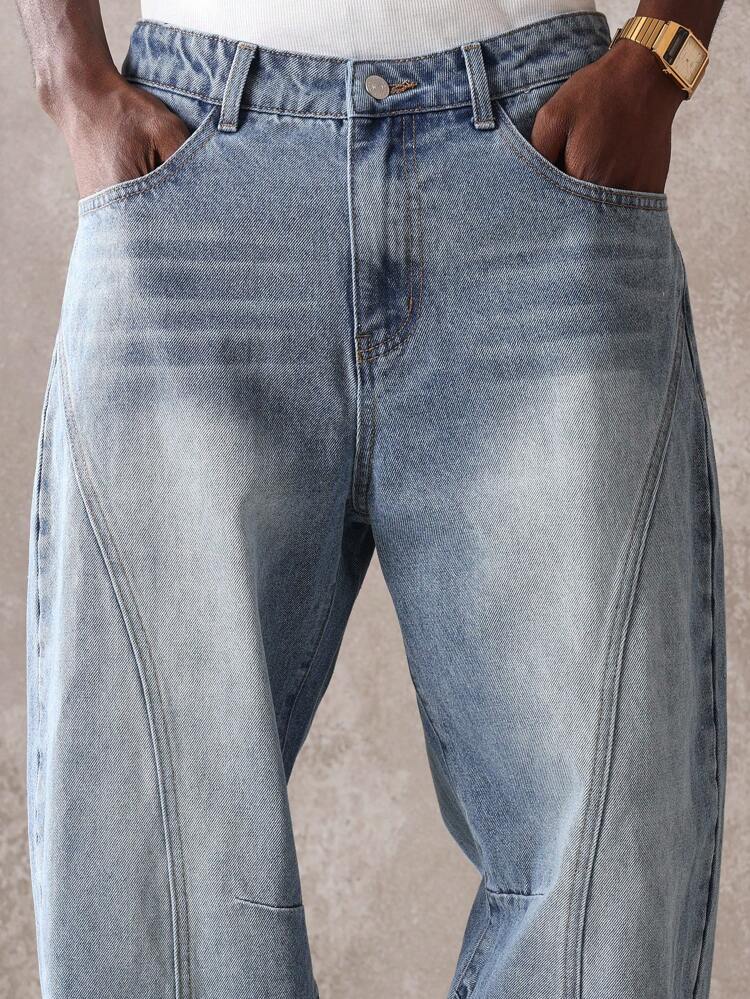 Loose Fit Baggy Wide Leg Skater Jeans