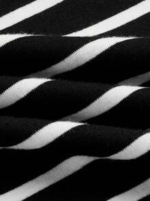 SHEIN EZwear 4 件套休闲简约纯色百搭字母和地理设计圆领短袖短款修身女式 T 恤适合夏季、海滩度假、春假、女生旅行 - 彩色 - 查看 10