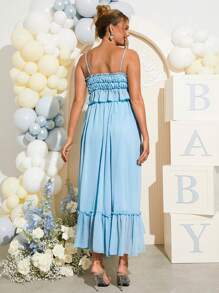 Loomaby 孕妇两件套套装 - 藍色 - 查看 2