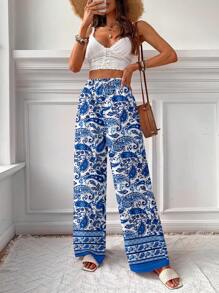 Travachic Baumwollhose mit Paisley-Muster im Boho-Stil, modische Sommer-Geschenkidee für Frauen