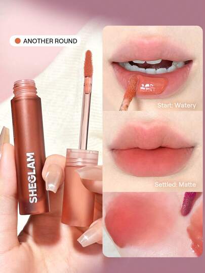 Soft Haze Lip Blur-Another Round 6 Colors Waterproof Liquid Lipstick Matte Transfer-Proof Lip Tint Lasting Super Stay Lip Stain Brand Beauty Makeup Face Paint Cosmetic For Women Girls Perfect For Fall Winter Ideal For Y2K Fancy Fashion Suitable For Birthday Christmas Present Party Ready Best Color