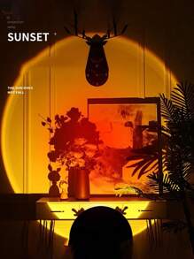 2 Style Experience The Magic Of Inspired Sunset Light With Our Mini Creative Aluminum Alloy USB Lamp - Multicolor - View 12