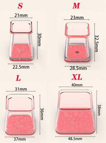 SHEIN 4/8/16/24 piezas Protectores cuadrados para patas de silla, almohadillas para muebles en pisos de madera dura, deslizadores de muebles para patas de silla, protectores rectangulares para sillas, tapas de silicona para patas de silla, que protegen eficazmente el piso y las patas de la mesa