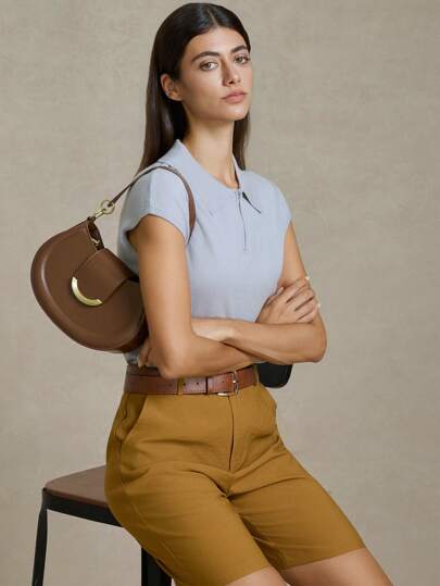 Briarwyn 女士针织上衣纯色短袖，时尚夏季商务休闲女士度假毛衣，适合 7 月 4 日机场