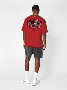 SUMWON Streetwear Money Print T-Shirt Brooklyn Created Statement Urban Casual Loose Fit Oversized Dollar Bills Graphic Design Fall Winter Collection