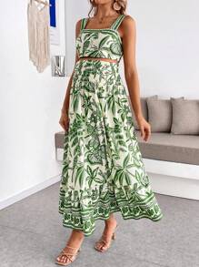 SHEIN Maternity Two Pieces Suits Summer Outfits For Women - Multicolor - View 5