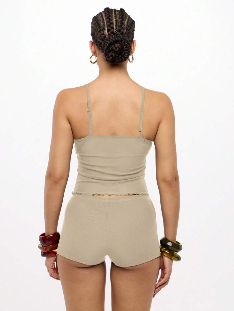 SUMWON WOMEN Ultra Soft Mesh High Waisted Booty Shorts