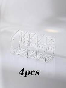 优质亚克力透明加厚创意简约大容量书架，办公桌书籍和文件整理器，返校