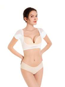 1 pieza Chaleco para el sudor axilar, almohadillas lavables para el sudor axilar, protectores de sudor transpirables para las axilas, a prueba de sudor y lavables para mujeres, niñas y damas, para axilas y hombros, a prueba de sudor y de secado rápido (L) Cuidado corporal para viaje, deporte, exterior, verano, pegatinas, Día de San Valentín del niño, Día de San Valentín de la mujer