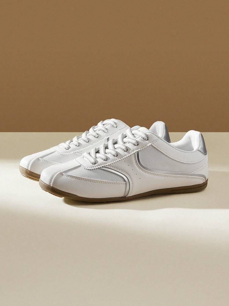 CUCCOO EASI Women's Black Vintage Sporty Casual Sneakers Back To School For Christmas